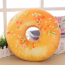 Soft Plush Pillow Stuffed Seat Pad Sweet Donut Foods Cushion Cover Case Toys