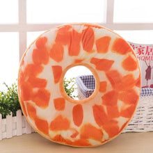Soft Plush Pillow Stuffed Seat Pad Sweet Donut Foods Cushion Cover Case Toys